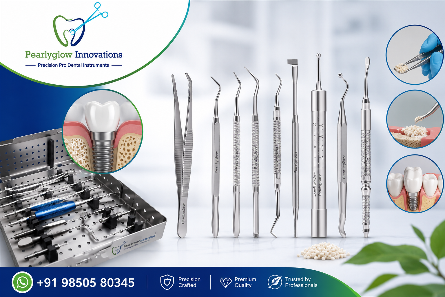 Complete Guide to Implantology and GBR Instruments