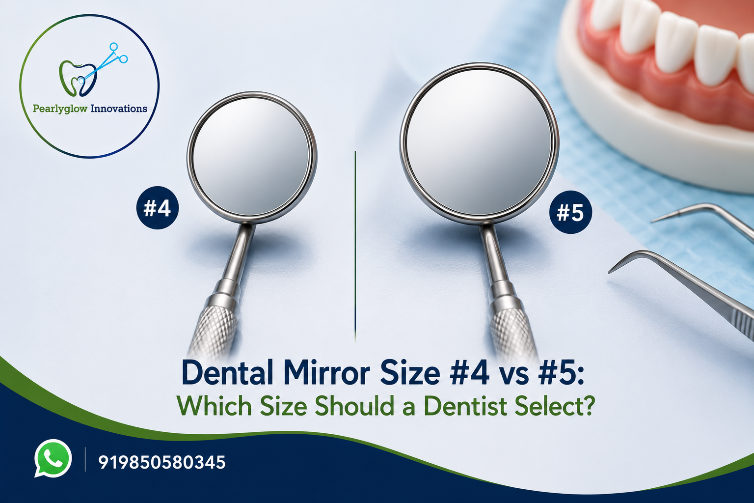 Dental Mirror Size #4 vs #5: Which Size Should a Dentist Select?