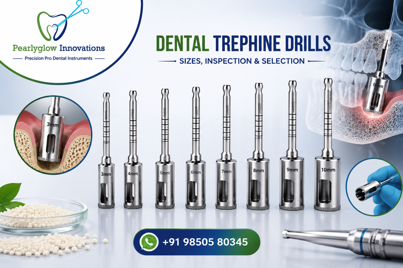 Dental Trephine Drills: Sizes, Inspection and Selection