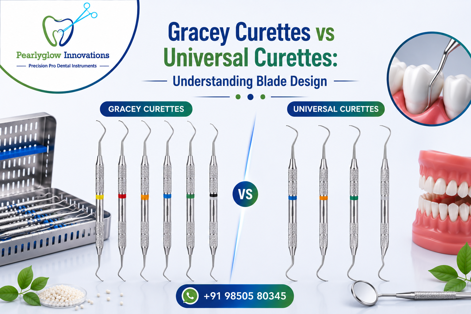 Gracey Curettes vs Universal Curettes: Understanding Blade Design.