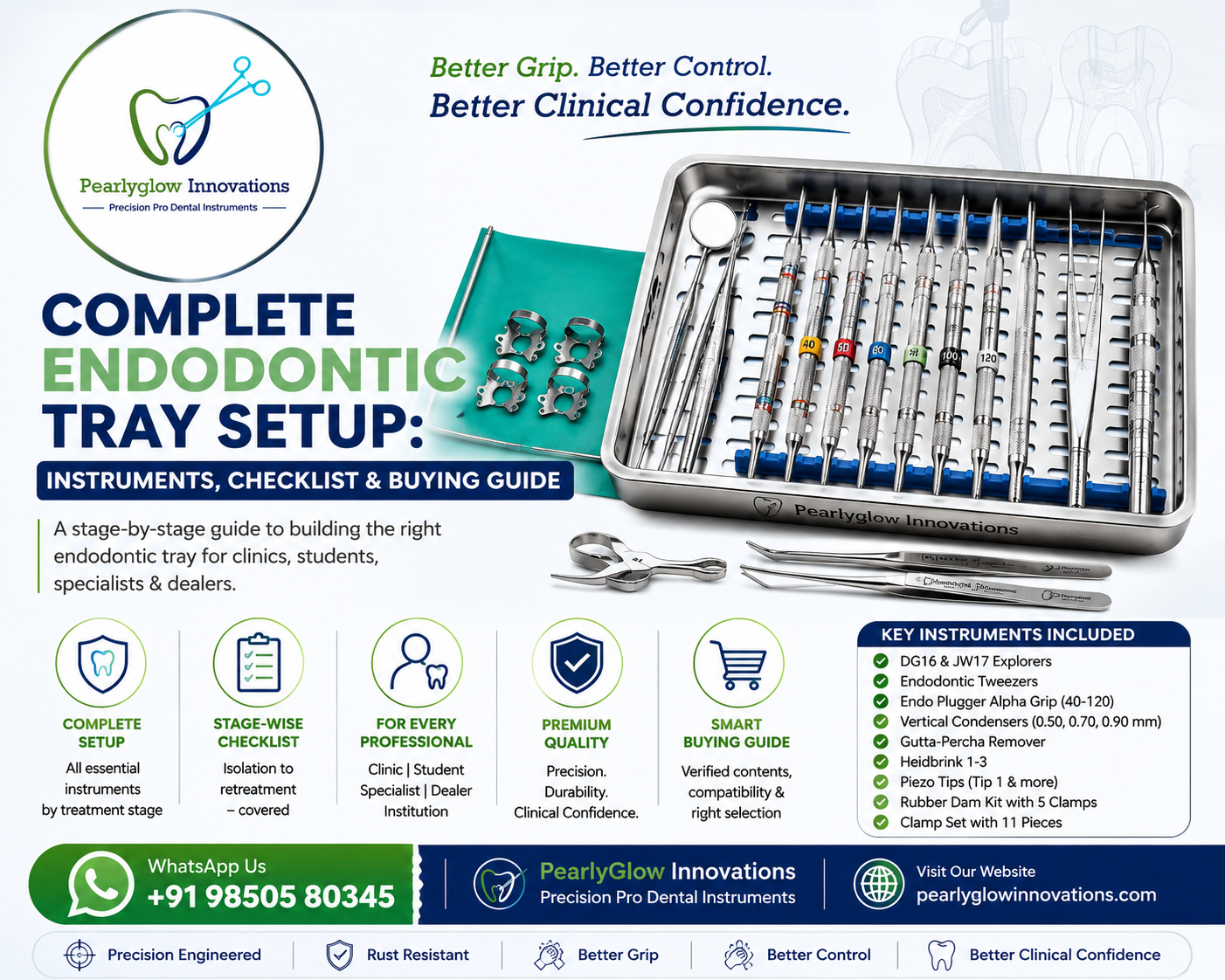 How to Build an Endodontic Instrument Tray for Clinic, College or Specialist Practice