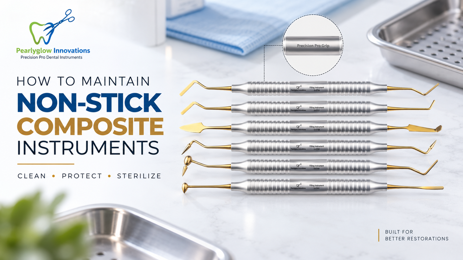 How to Maintain Non Stick Composite Instruments | PearlyGlow