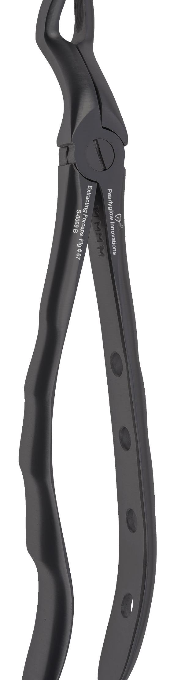 Upper Third Molar / Upper Wisdom Forceps - Black Fig #67