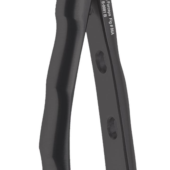 Lower Molar Cow Horn Forceps - Black Fig #86A 