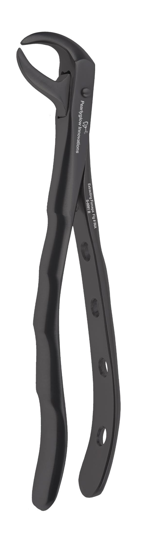 Lower Molar Cow Horn Forceps - Black Fig #86A